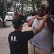 Screenshot of video footage of police trying to handcuff Eric Garner
YouTubes